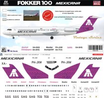 8A-435-Mexicana-purple-Fokker-100-Profile-and-Decal-812-W