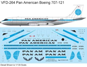 VFD-264-Boeing-707-121-Pan-American-Profile-and-Decal-812-W